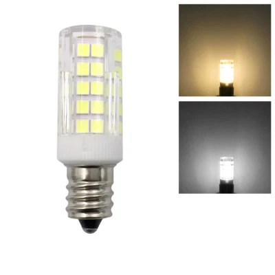 E12 Candelabra C7 LED Light bulb 6W 64-2835SMD Ceramics Lamp 110V/220V/AC DC 12V - Image 1 of 4