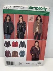 Simplicity 2284 Misses Petite Lined Jacket Pattern 6-14 *Uncut* - Picture 1 of 3