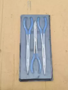 Bluepoint BDGPL300CMP 3pc Long Reach Compound Pliers Set Complete With Case - Picture 1 of 5