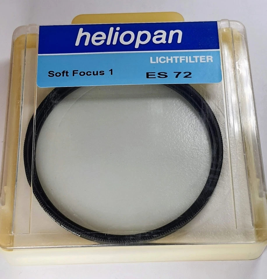 Heliopan 72mm Soft Focus 1 #1 Effect Lens Filter Germany ES72 WZ-DUTO 1 - Image 1 of 4