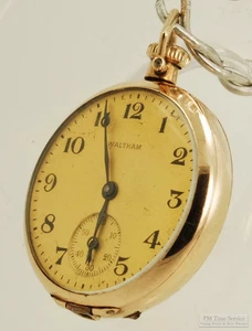 Waltham "Sapphire" Vintage Damen Taschenuhr, 6-0 Gr, 15 Jewels, YGF Gehäuse - Bild 1 von 7