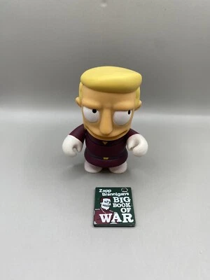 Futurama Zapp Brannigan Kidrobot 3" Vinyl Figure 2009 Kid Robot Complete - Image 1 of 4