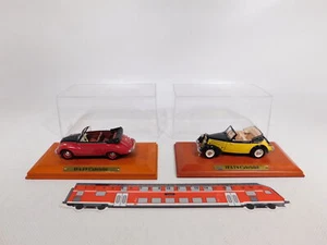 DN172-1 #2x Atlas 1:43 Modèle Voiture Cabriolet Ifa Rda F8 F9 Mint + Teil-Ovp - Bild 1 von 5
