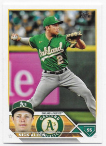 2023 Topps #521 Nick Allen- Oakland Athletics