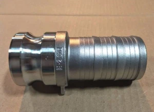 2" Type 200E Stainless Steel 316 Male Camlock x Hose Barb - Picture 1 of 1