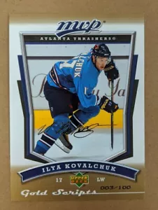 2007-08 UPPER DECK MVP GOLD SCRIPT #287 ILYA KOVALCHUK #'D 3/100 - Foto 1 di 1