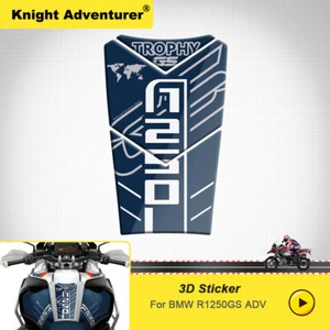For BMW R1250GS ADV 2019~~2023 GS Trophy 3D Gel Fuel Tank Protector Pad Sticker - Picture 1 of 3