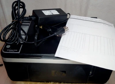 HP DESKJET DRUCKER ALL IN ONE SCAN KOPIERER MODELL F4140 MIT NETZTEIL - GUTER ZUSTAND - Bild 1 von 4