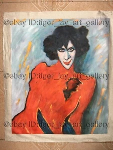 Alexander Sakharoff Duplicate Alexej von Jawlensky Abstract Girl In Red Painting - Picture 1 of 3