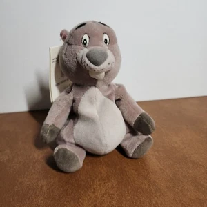 Disney Store Winnie Pooh Gopher Mini Bean Bag 8" Plush Stuffed Vintage with Tags - Picture 1 of 12