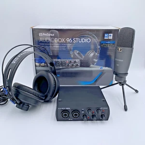 PreSonus AudioBox 96 25th Anniversary Studio Recording Bundle - Picture 1 of 16