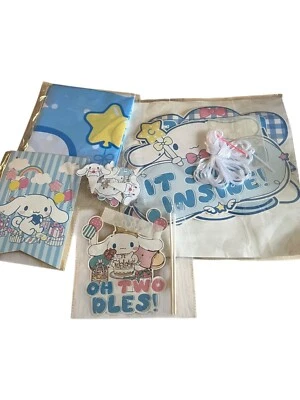 Cinnamoroll Birthday Party Supplies Sanrio Kawaii Get Together Fun Kids Party - Image 1 of 4