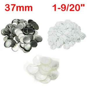Suministros de botones de insignia de metal/ABS en blanco de 37 mm para máquina fabricante de insignias - Imagen 1 de 17