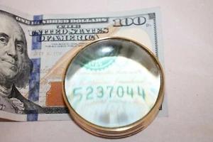 Magnifying Glass Nautical Map Reader Handmade Royal Design Magnifier Paperweight - Picture 1 of 9