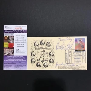 Carlton Fisk Signed FDC Envelope HOF 2000 JSA Sparky Anderson Tony Perez Auto 3 - Picture 1 of 2