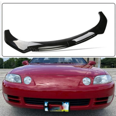 4PCS Front Bumper Lip Spoiler Splitter Gloss Black  For Lexus SC300 Body Kits Foto 1 de 4