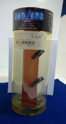 Endless 1:10 Scale Single Wing Aluminum (Red) Rear Spoiler NIB - Image 1 of 3