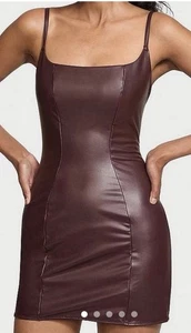 Victoria's Secret Damen Kleid Burgunderrot und Braun Größe L - Bild 1 von 9
