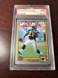 Topps LaDainian Tomlinson 2001 PSA 9 Rookie RC Chargers #350 - Imagen 1 de 2