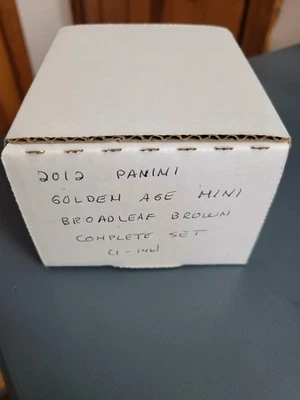 Mini juego completo de béisbol Panini Golden Age 2012 hoja ancha marrón #1-146!! Foto 1 de 2
