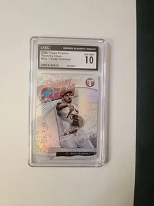 2024 Topps Pristine Nolan Arenado Squeaky Clean Insert CGC 10 GS1021 - Picture 1 of 2