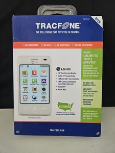 LG 840G Prepaid Phone TracFone - White - NEW/SEALED - Picture 1 of 5