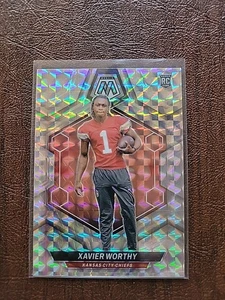 2024 Panini Mosaic - Rookies Xavier Worthy #328 Silver Mosaic Prizm (RC) Chiefs - Picture 1 of 4