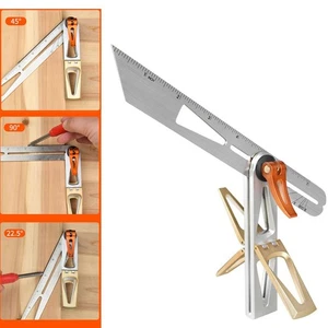 Sliding T Bevel Marking Ruler with ABS and Stainless Steel Angle Finder - Picture 1 of 25
