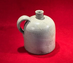 SELTENER SOLDATENSTEINZEUG SCHNAPSKRUG AUS DER BÜRGERKRIEGSZEIT MIT HERSTELLERMARKE - Bild 1 von 9