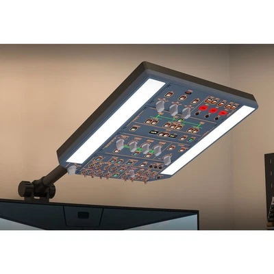 WINGFLEX A320 Overhead Panel with IRS & Lighting Panels for Airbus PC Flight Sim - Image 1 of 4