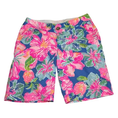 Pantalones Cortos Lilly Pulitzer The Chipper Para Mujer Talla 00 Estampado Floral Entrepierna 10" Foto 1 de 4