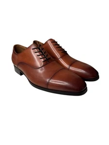 Aldo NEU Decker braune elegante Leder-Schnürschuhe Oxford Größe 13 - Bild 1 von 11