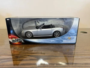100% Hot Wheels 2001 Cadillac XLR Silver 1:18 Scale Diecast Model Car NIB - Picture 1 of 17