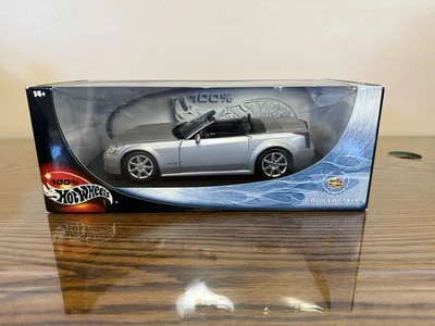 100% Hot Wheels 2001 Cadillac XLR Silver 1:18 Scale Diecast Model Car NIB - Image 1 of 4