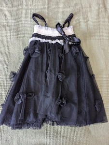 Luna Luna Copenhagen Mädchen schwarzes Rüschenkleid Größe 3T - Bild 1 von 7
