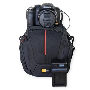 Panasonic Lumix DMC-FZ60 Black Digital Camera 24x Zoom 16.1 MP Tested Works - Picture 1 of 9