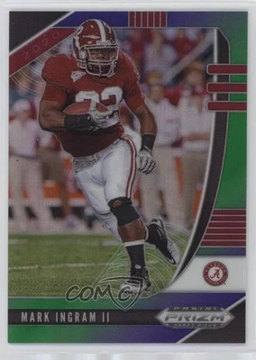 2020 Panini Prizm Draft Picks Purple & Green Prizm /199 Mark Ingram II #67 - Image 1 of 2
