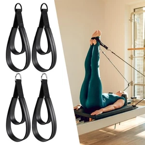 2Pcs Pilates Double Loop Straps for Reformer Women Men D Rings Straps Handle - Picture 1 of 12