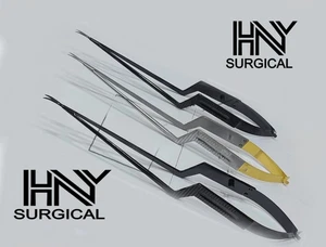 Kamiyama micro bayonet scissors 3 Pcs Size 210mm surgical instruments - Picture 1 of 3