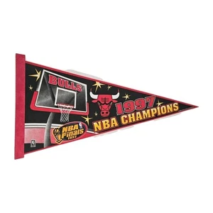 1996 Chicago Bulls NBA Finals 30x12 Felt Pennant Michael Jordan 90s Vintage  - Bild 1 von 8