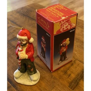 Emmett Kelly Jr. Christmas Ornament Clown W/Box #9831 Nutcracker 1986 - Picture 1 of 9
