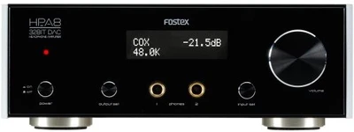 FOSTEX headphone amplifier 32bit D / A converter built-in high resolution corre - Image 1 of 4