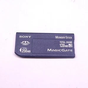 Sony Memory Stick 256mb (128mb x2) MagicGate Original Long Card Digital Camera - Picture 1 of 2