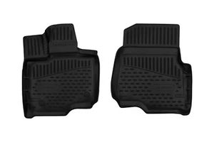 3D Custom Fit Car Rubber Mats for Ford F150, 2015-2017,Supercrew/Supercab,2 pcs. - Picture 1 of 6