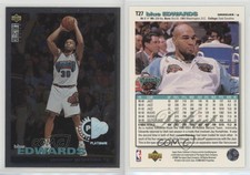 1995-96 Collector's Choice Prize Debut Trade Platinum Player's Club Blue Edwards