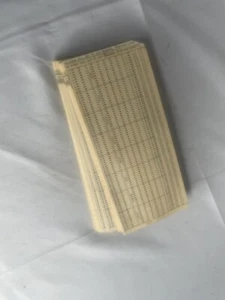 100 Vintage Punch Cards New Never Punched - Picture 1 of 2