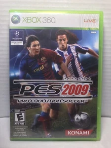 Pro Evolution Soccer 2009 PES (Microsoft Xbox 360, 2008) - Includes Manual - Imagen 1 de 2