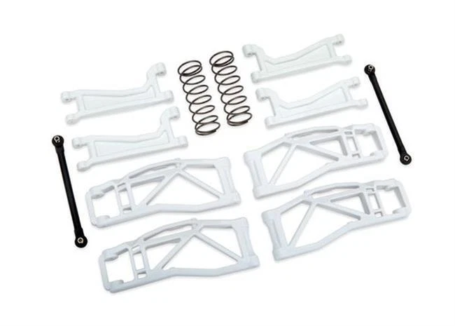 Traxxas Set de Bras Oscillants Widemaxx Blanc Oscillant,Tirants + Ressort / - Photo 1/1