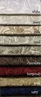 Brocade Scroll Velvet Fabric, Ideal Embossed Material for Upholstery Tablecloths