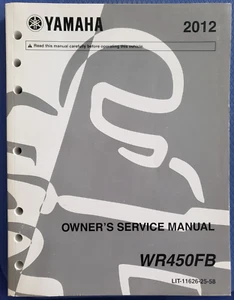 Yamaha 2012 WR450FB Owner's Service Manual 3 - Bild 1 von 10